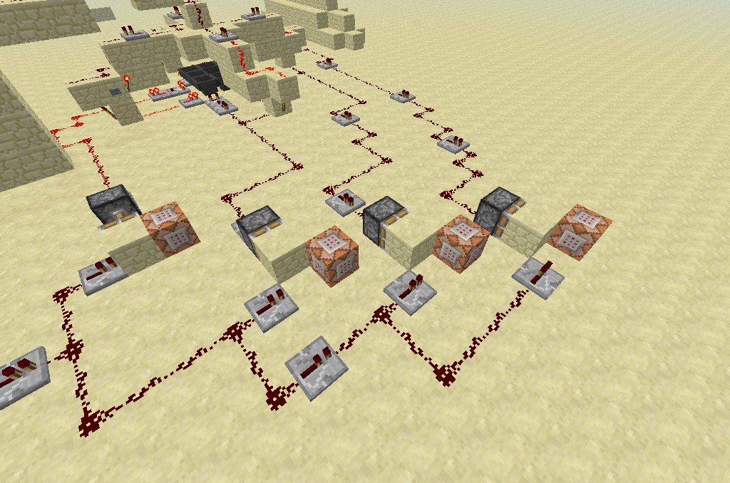 Redstone Cyler using Hoppers 13w05b Snapshot Minecraft Map