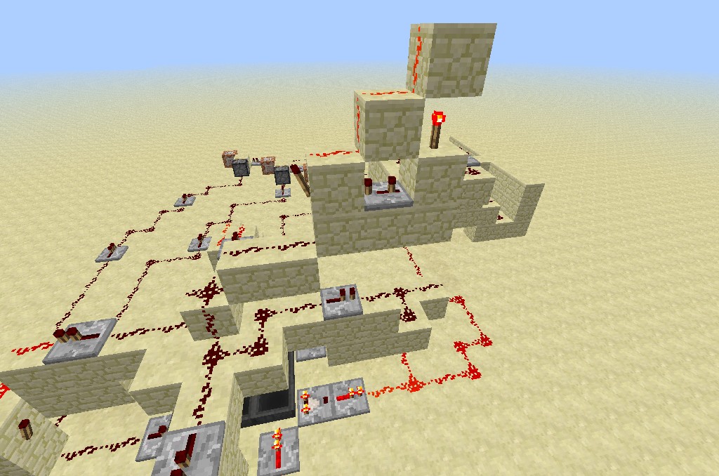 Redstone Cyler using Hoppers 13w05b Snapshot Minecraft Map