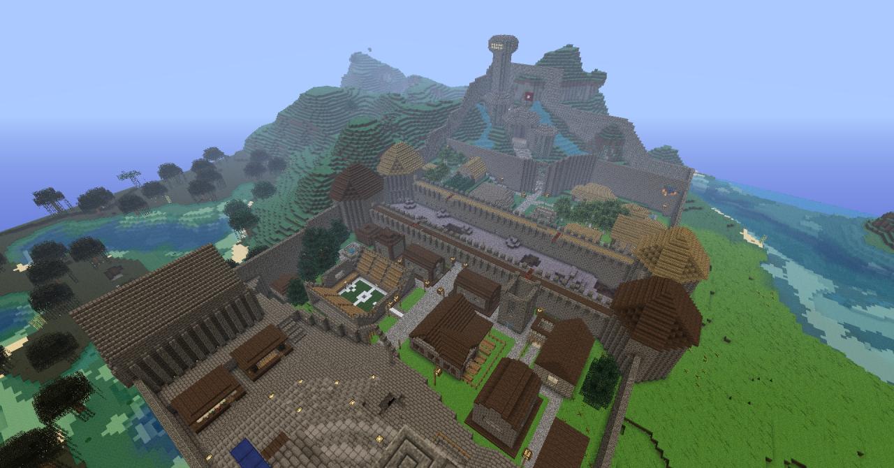Jokocraft PVP map | Fort vs Fort Minecraft Map