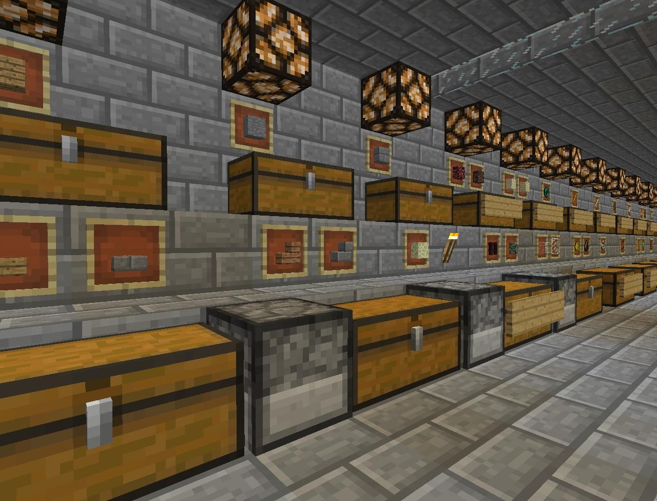 What is the title of this picture ? Chest Organization for Minecraft Horders Minecraft Blog