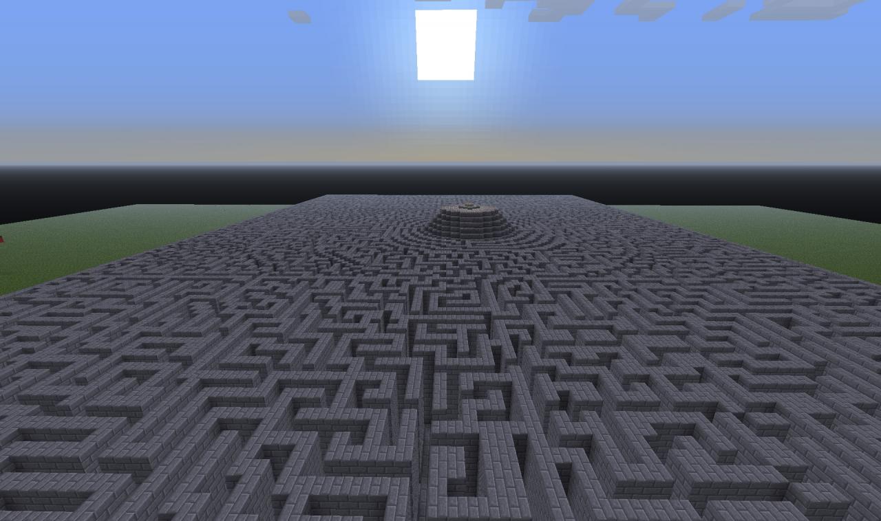 parthenon & minotaur maze Minecraft Map