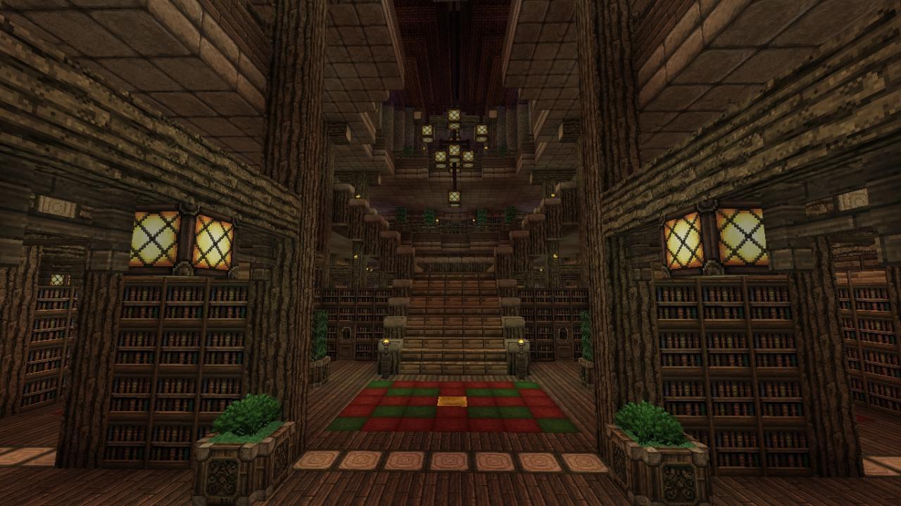 The Great Library Minecraft Map