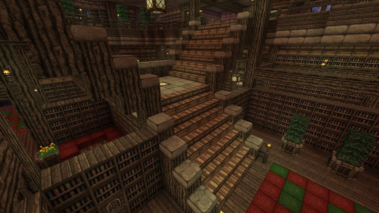 The Great Library Minecraft Map