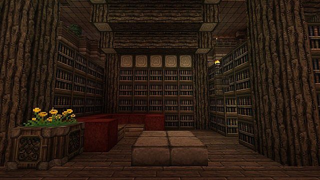 The Great Library Minecraft Map