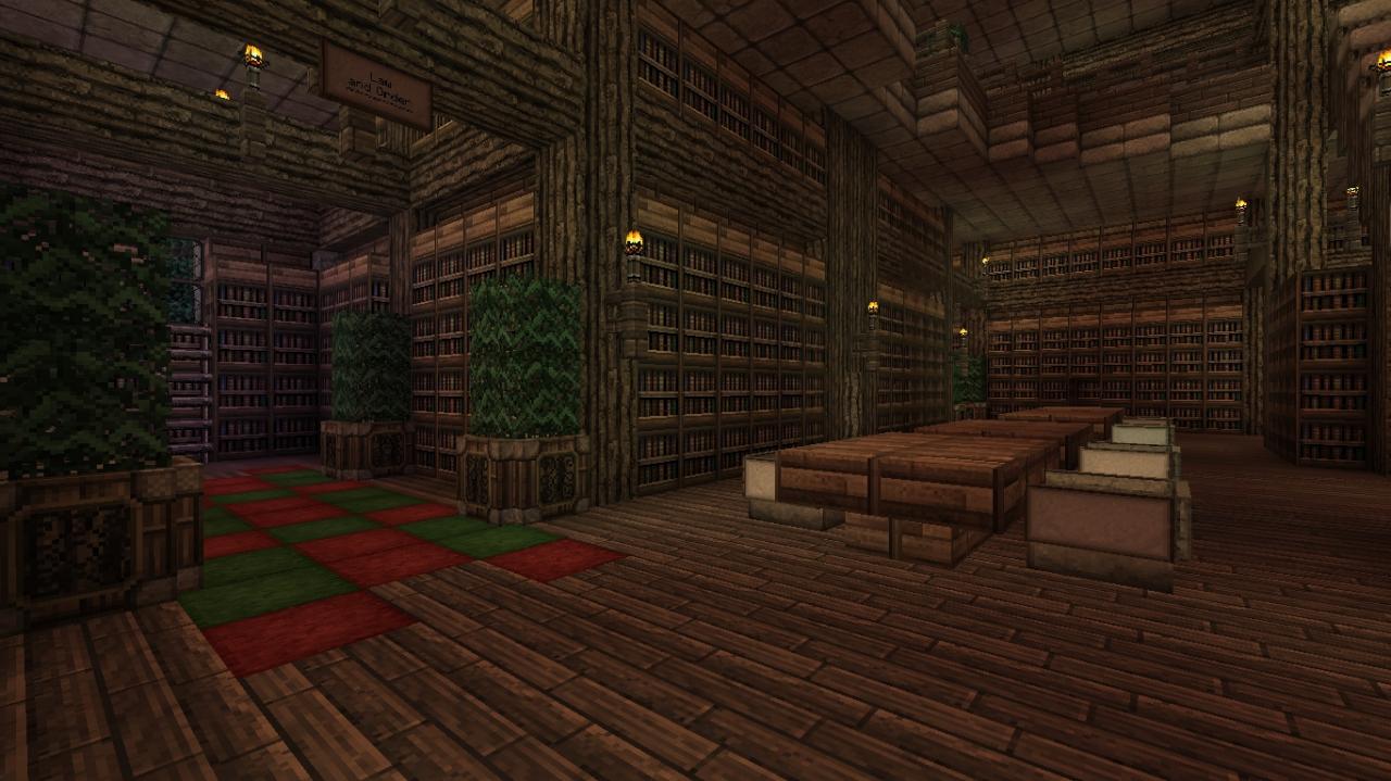The Great Library Minecraft Map