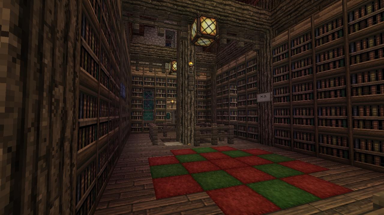 The Great Library Minecraft Map