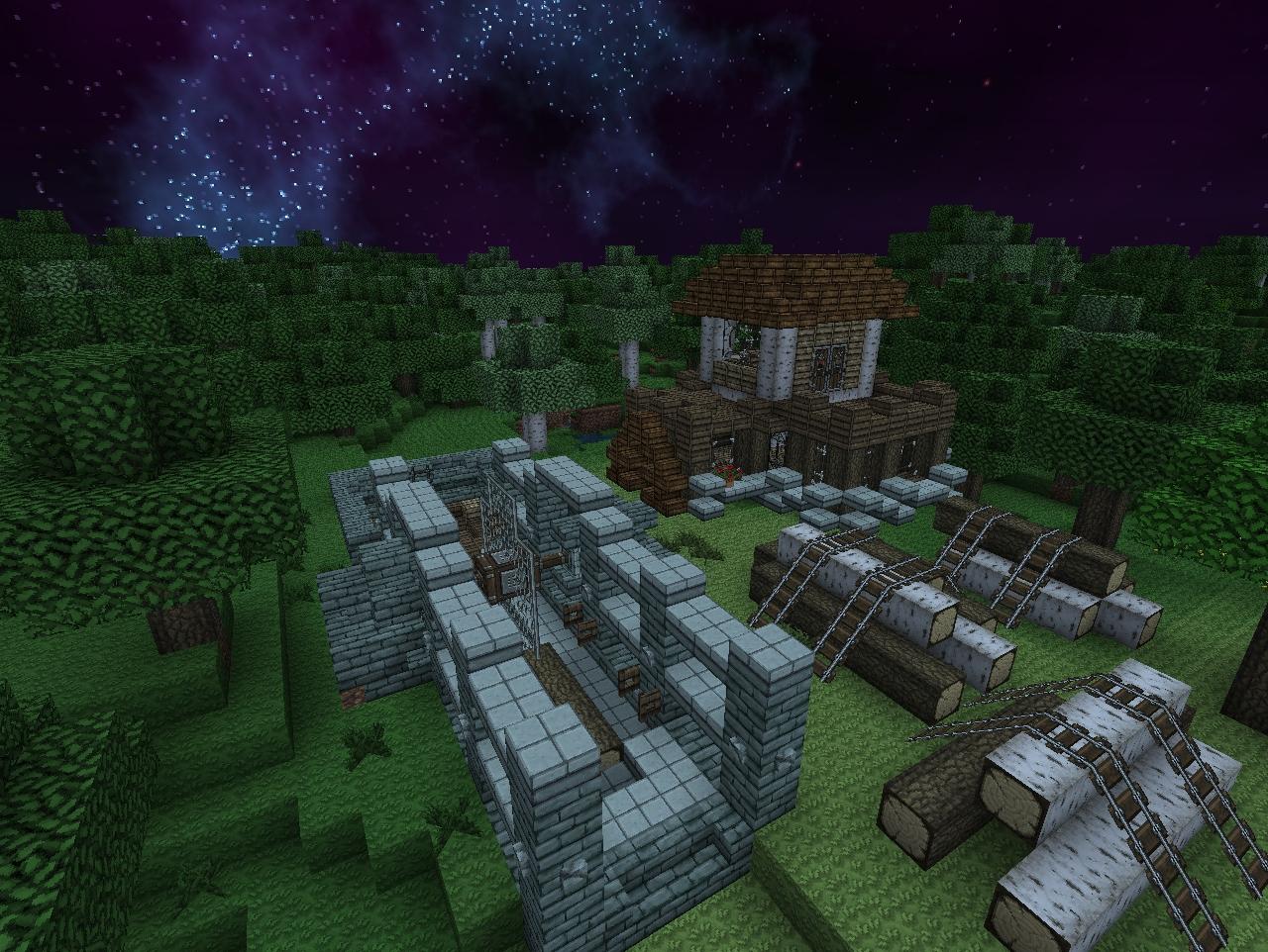 Pete's Lumber Yard [Medieval] Minecraft Map