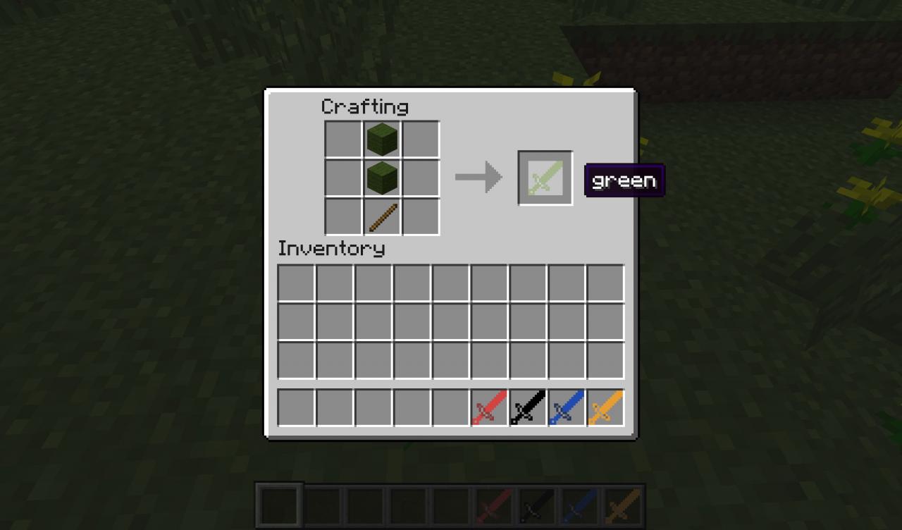 colored swords mod Minecraft Mod