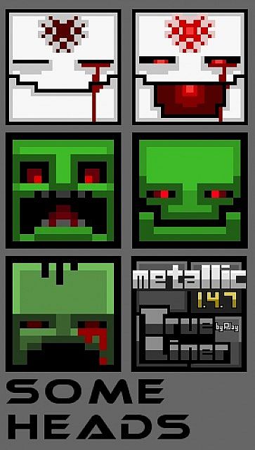 some heads of some mobs...