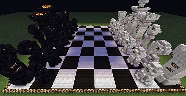 minecraft chess set