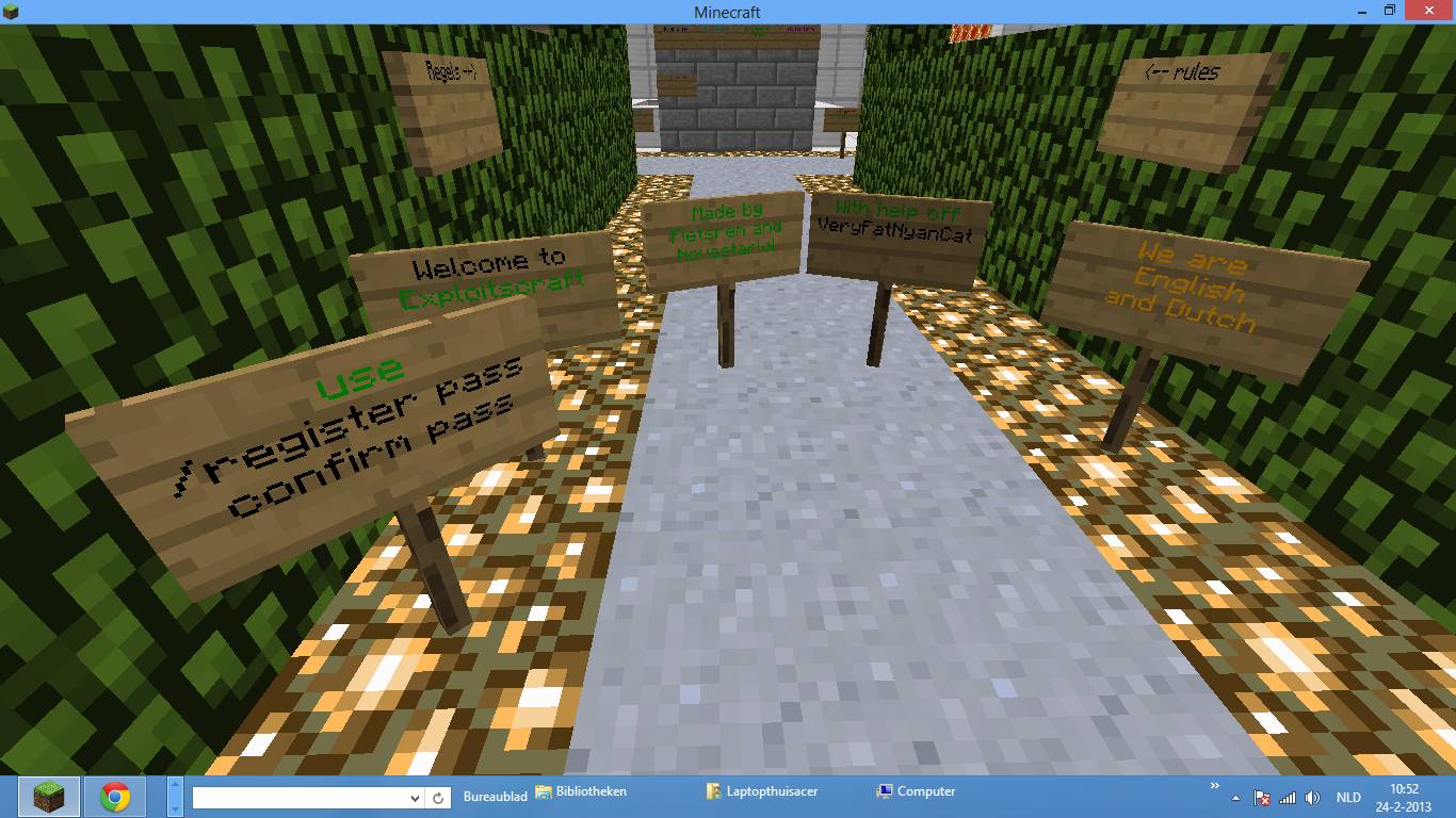 Hamachi server Exploitscraft admins/mod needed Minecraft Map