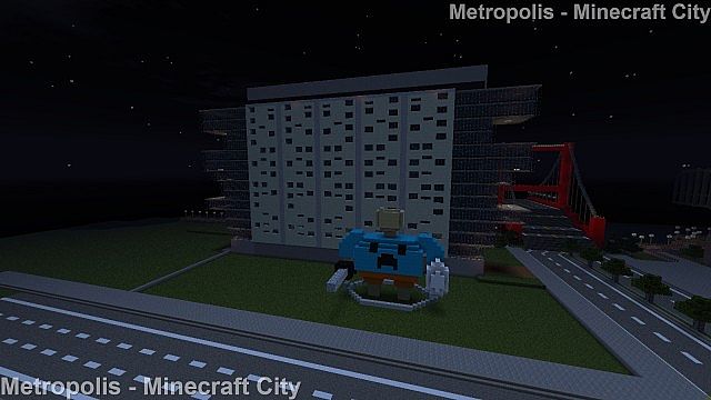 The Manchester Justice Centre on Minecraft