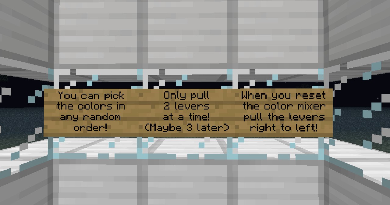 Color Mixer Minecraft Map