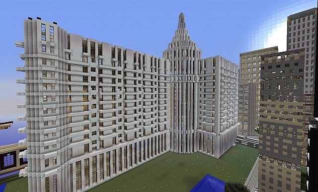 Large hotel Minecraft Map