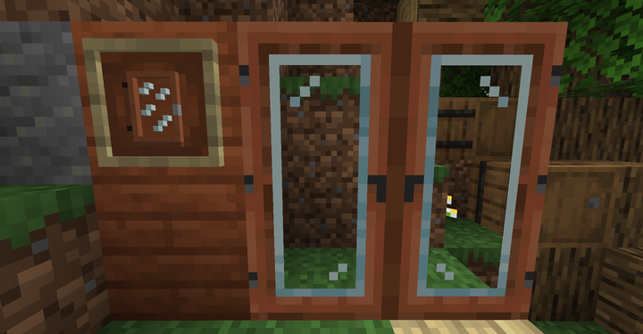 Glass Doors Minecraft Texture Pack