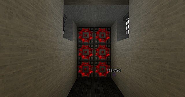 2 block thick lockdown door