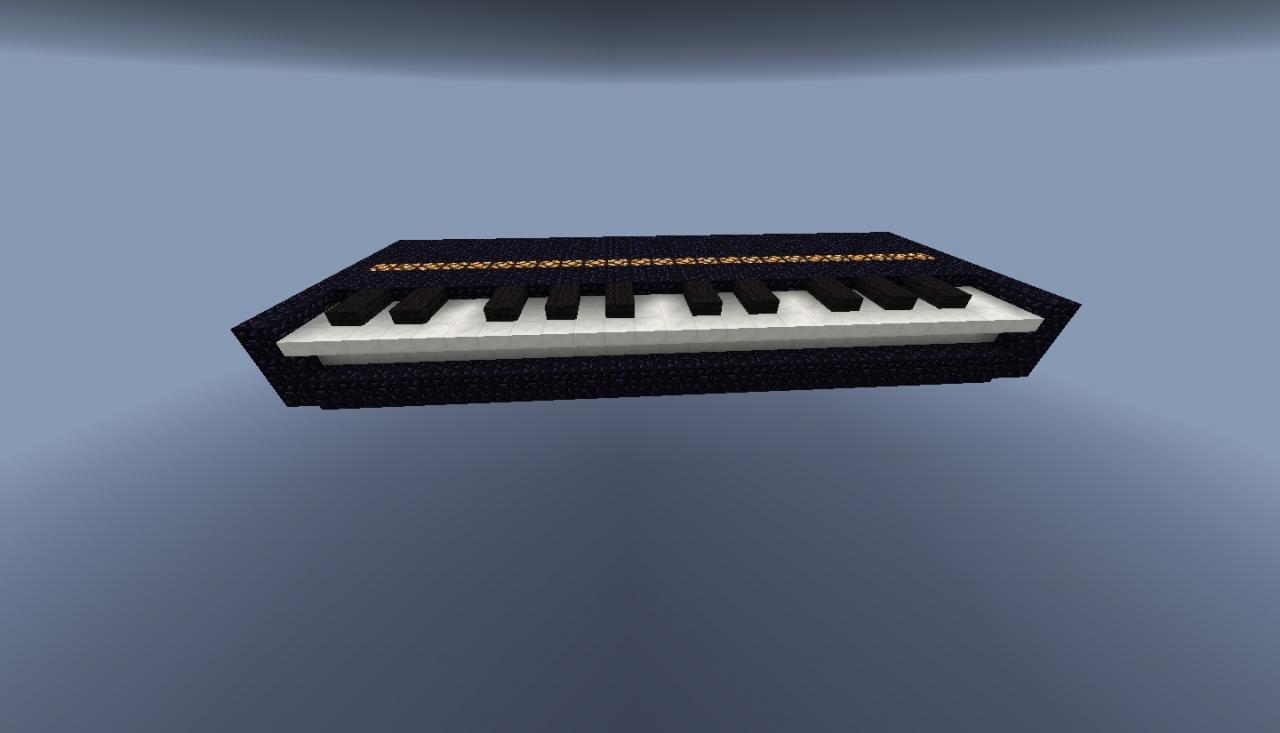Motion Sensing Playable Piano in Minecraft Minecraft Project