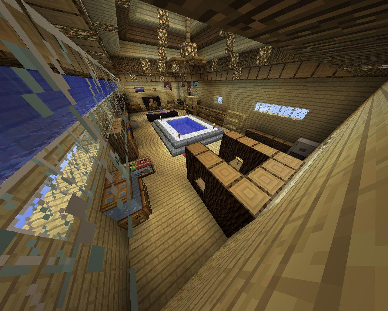 HOUSE ON THE SKY + ROLLER COASTER Minecraft Map