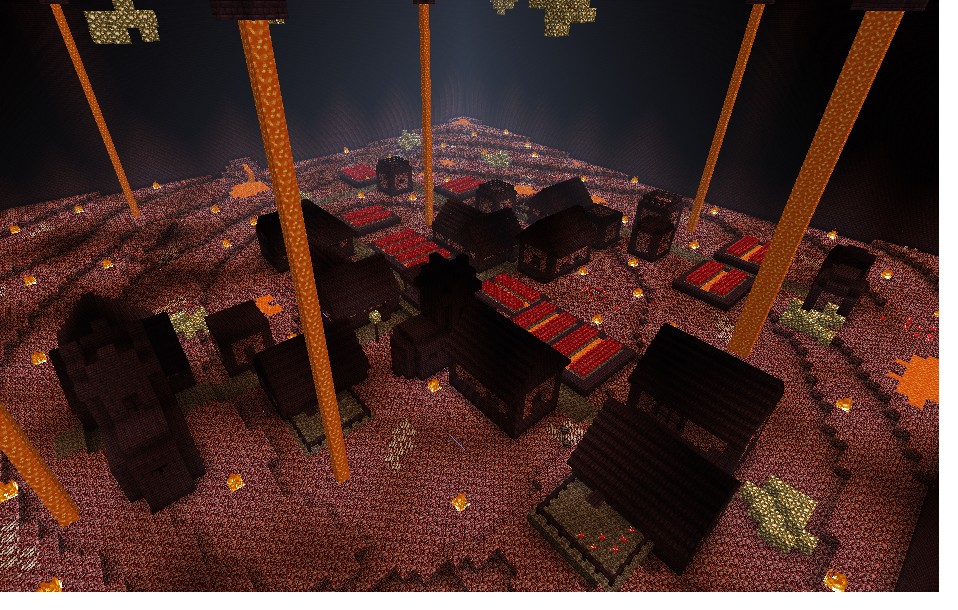 Nether Village Minecraft Map