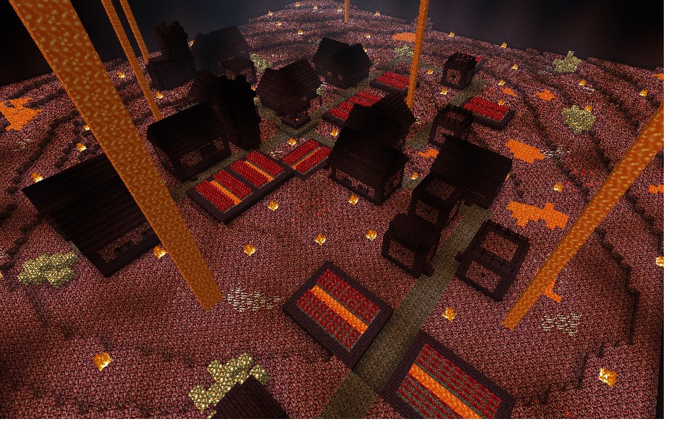 Nether Village Minecraft Map
