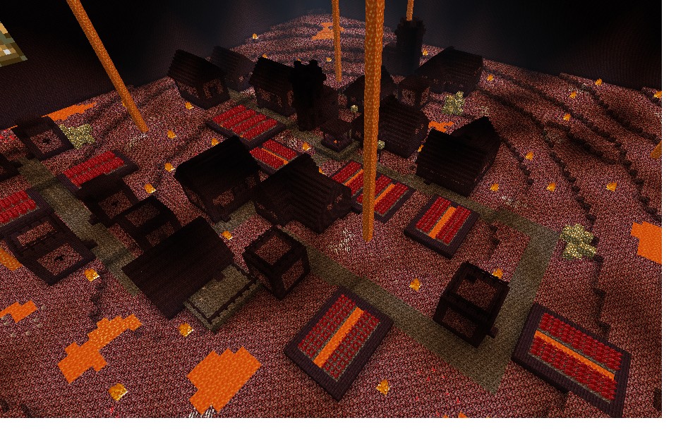 Nether Village Minecraft Map