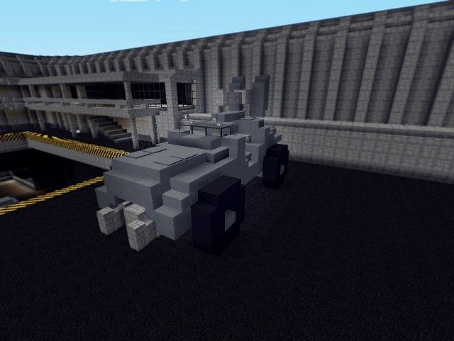 UNSC Halo Gauss Hog Minecraft Map