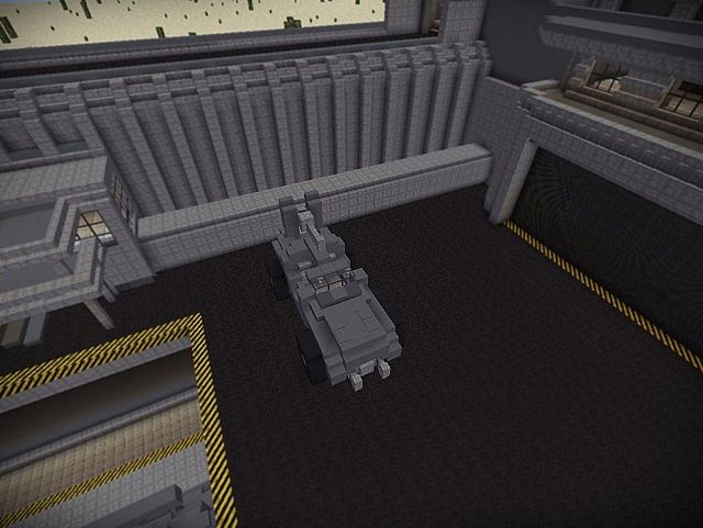 UNSC Halo Gauss Hog Minecraft Map
