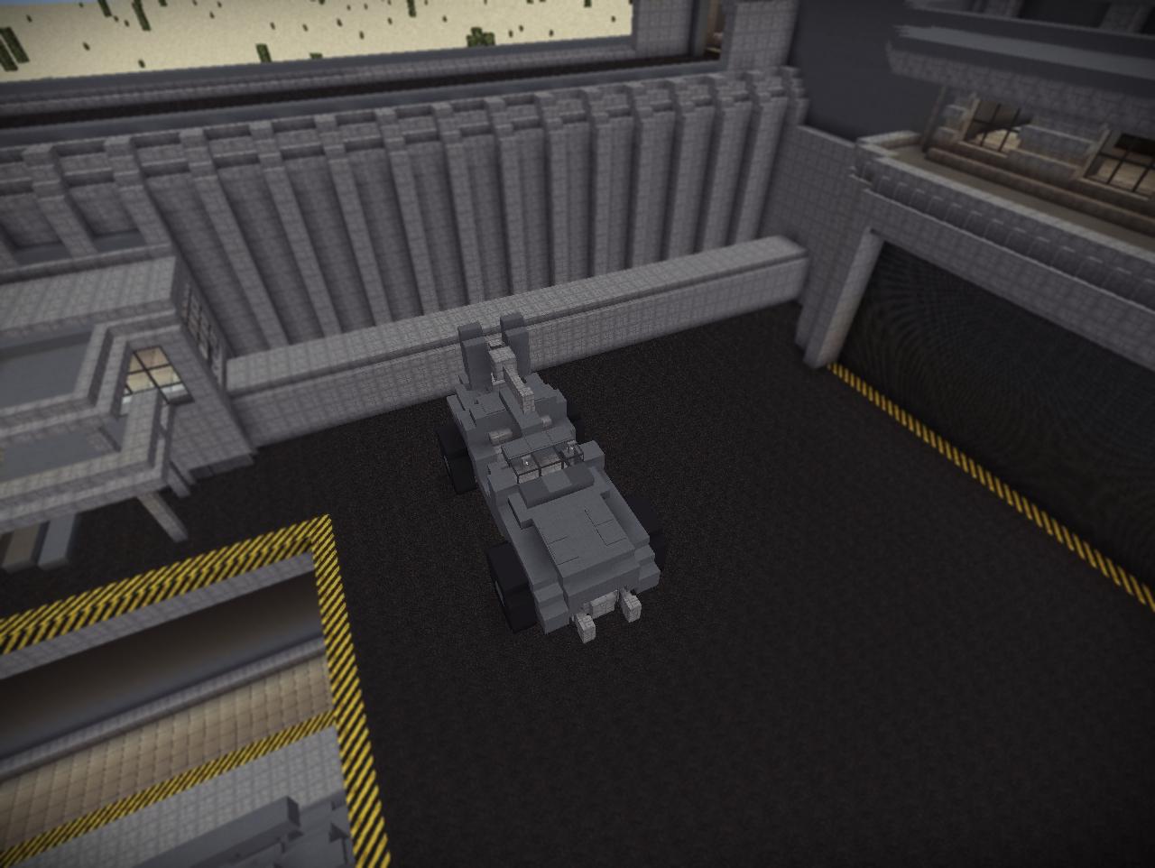 UNSC Halo Gauss Hog Minecraft Map
