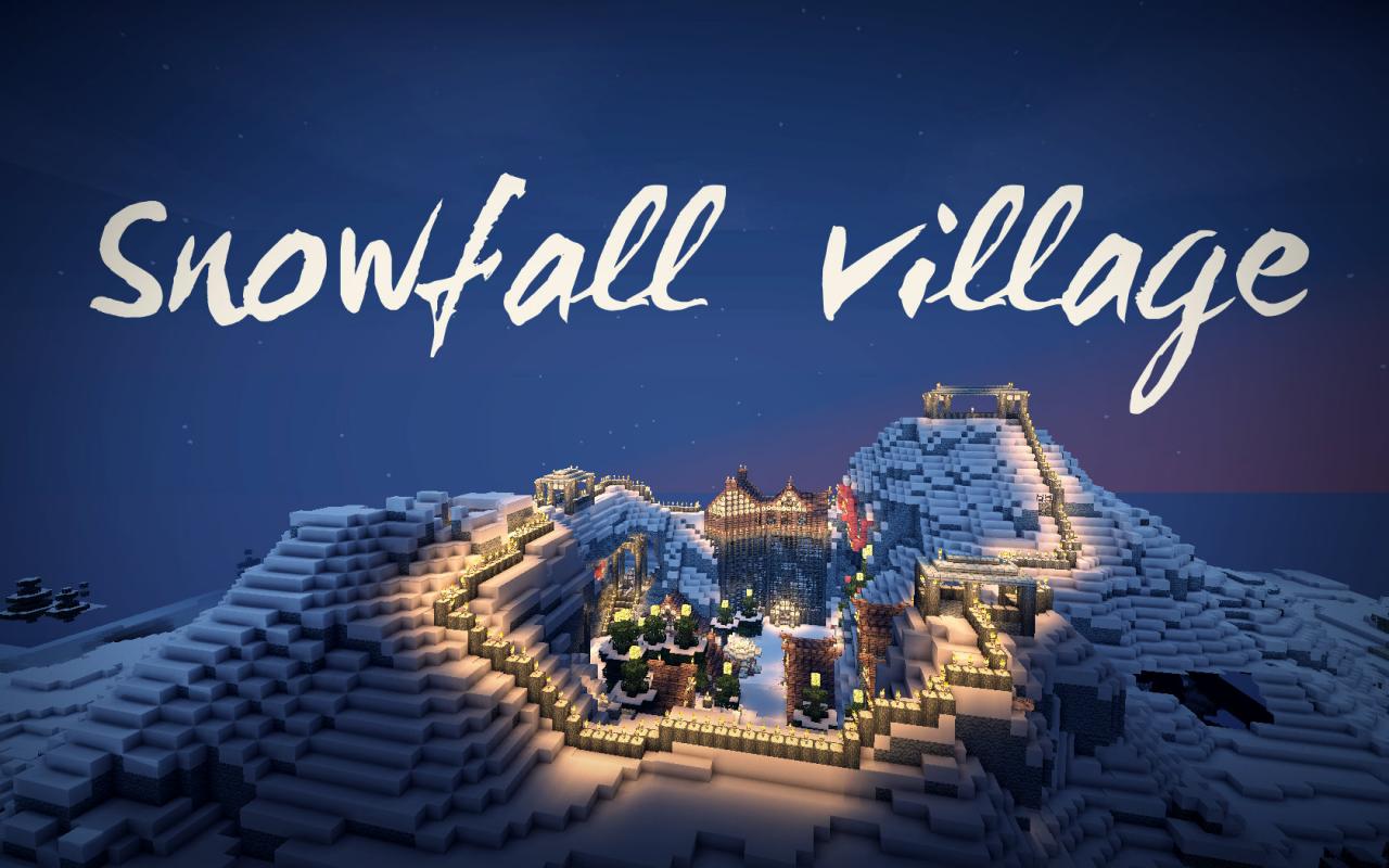 The Snowfall village Minecraft Map