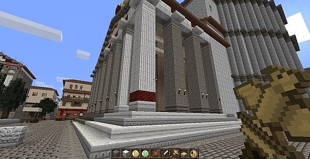 RC13! Now introducing 32x32 features, red marble redstone, and new marble columns!