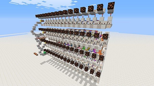 64 BITS redstone memory - by Thrashkal Minecraft Map