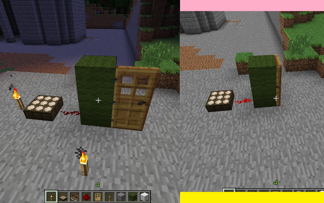 Auto locking your doors with the daylight sensor Minecraft Blog