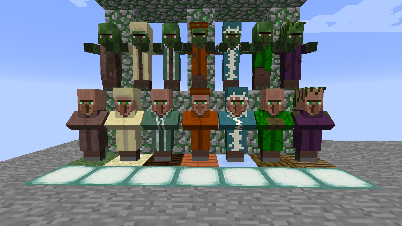 Classical Style WorkBench & Villagers Minecraft Texture Pack