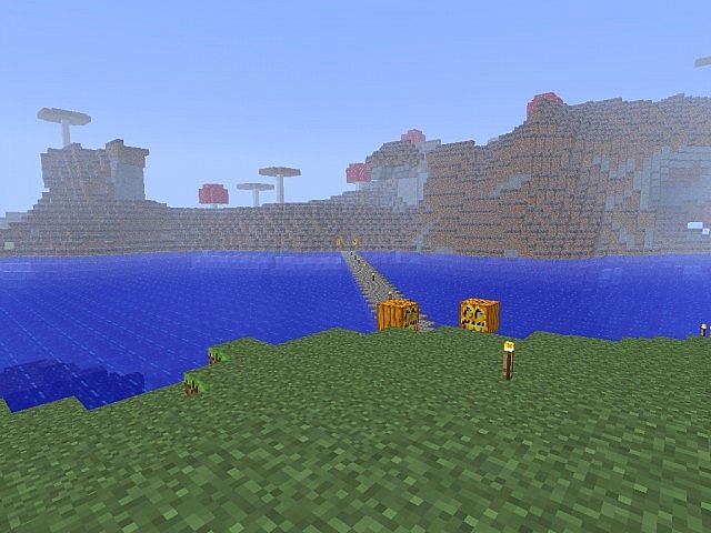 My Survival Island next to Mushroom Island