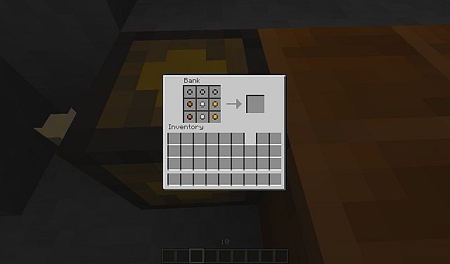 The GUI for the Bank Block.