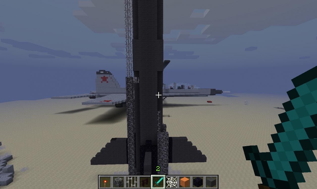 Military missile/rocket MK2 large Scale Minecraft Map