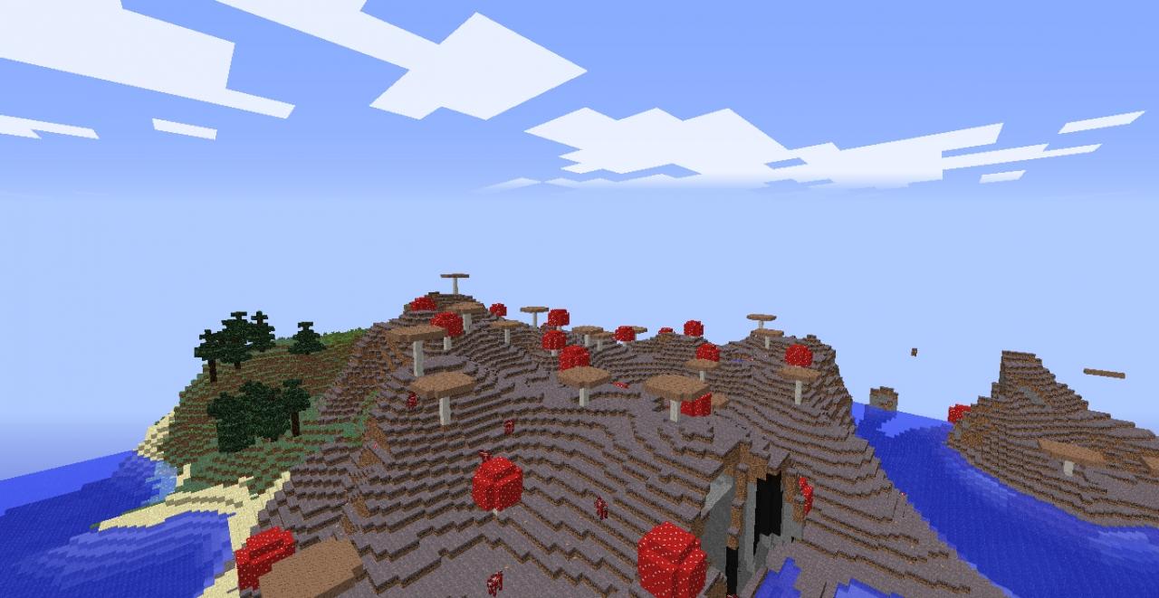 Pine Forest Biome in MC 1.5.1 Minecraft Map