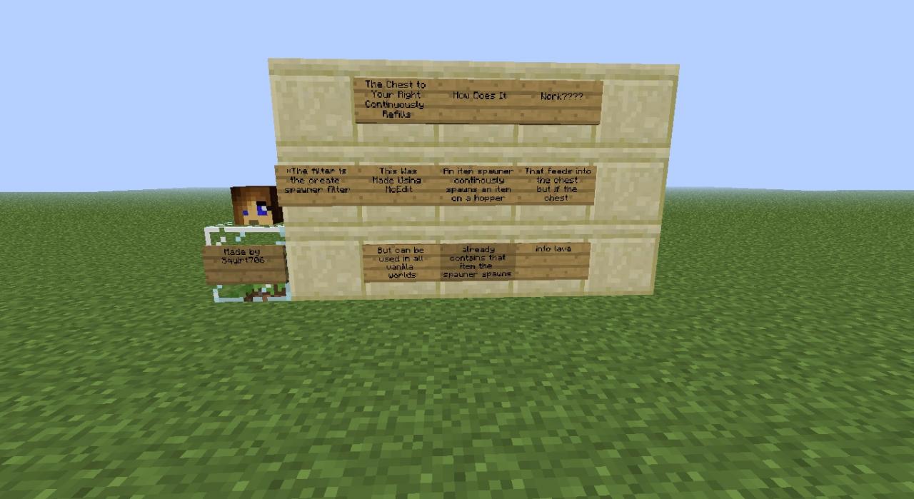 AutoRefilling Chests [Infinite][Vanilla][1.5.1] Minecraft Map