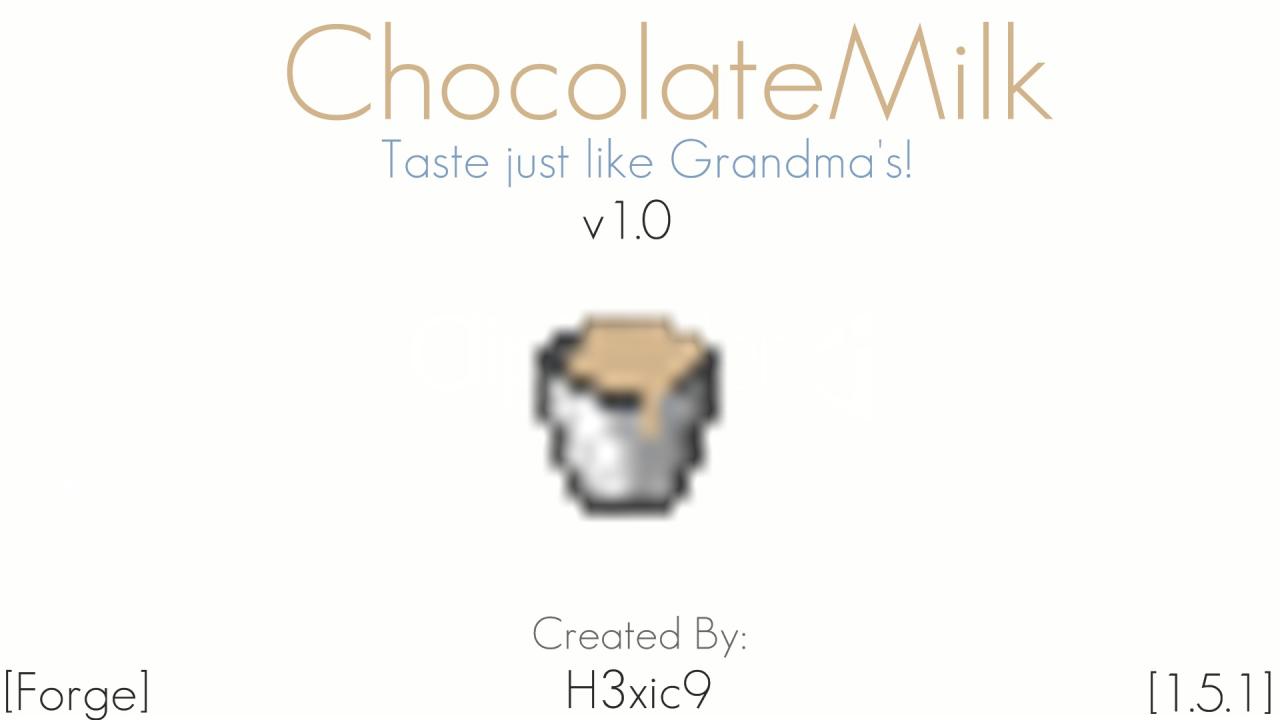 Chocolate Milk! Minecraft Blog