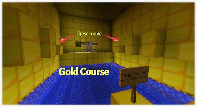 Gold Parkour Course