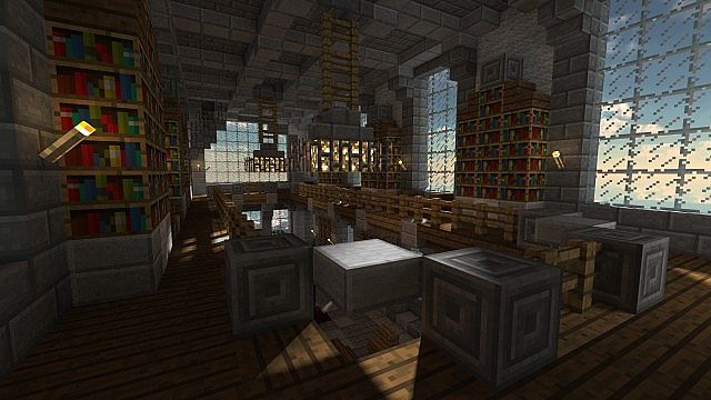 The Grand Library of Rapture Minecraft Map