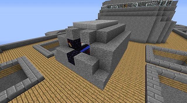 The massive gun turret!