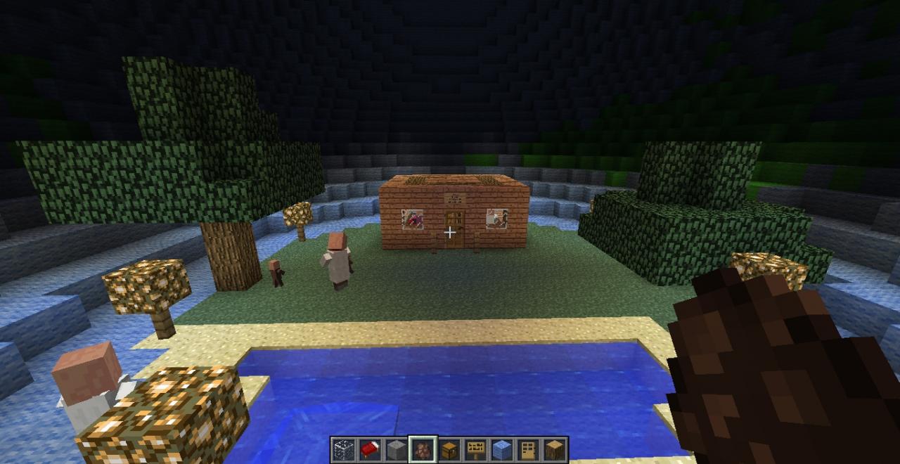 To the stars creeper defense Minecraft Map