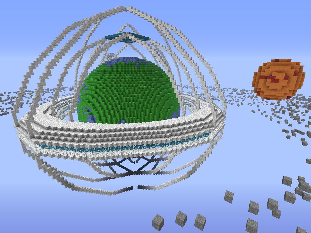 To The Stars Project Contest the #39 Earth #39 s Rings #39 Minecraft Map