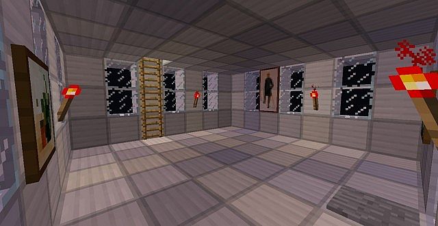 In the entrance hall.