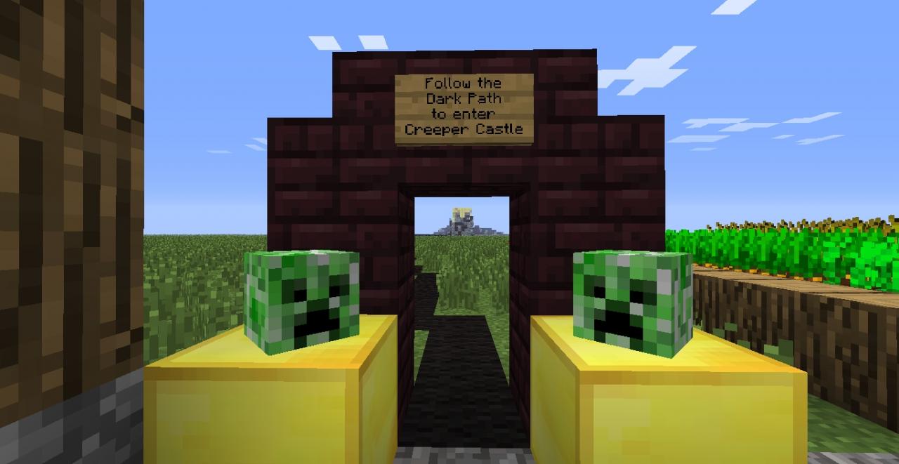 Creeper Castle A castle of Exploding Fright Minecraft Map