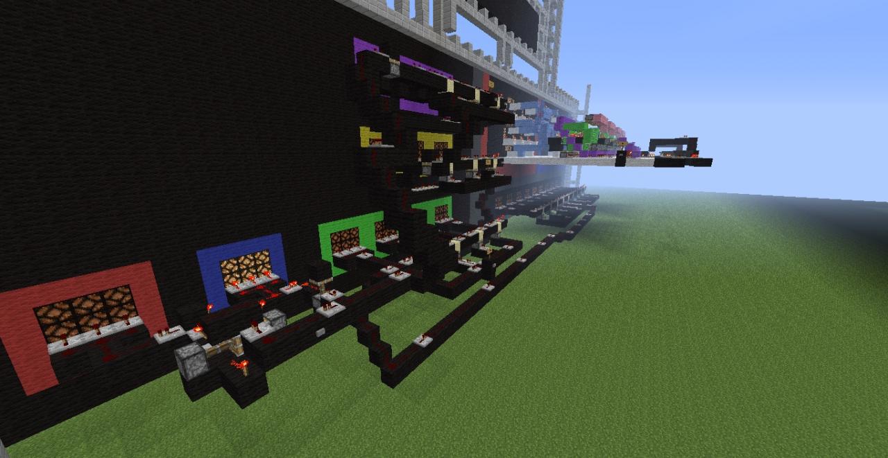 Baseball redstone scoreboard Minecraft Map