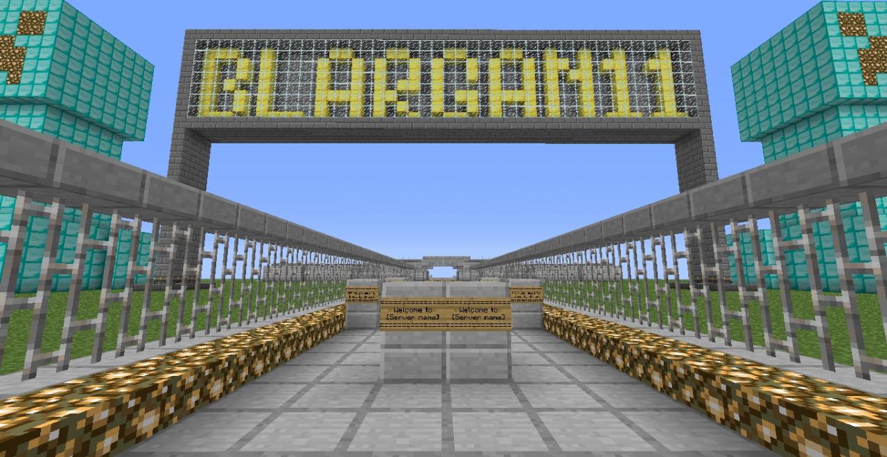 SuperFlat World Server Spawn Minecraft Map