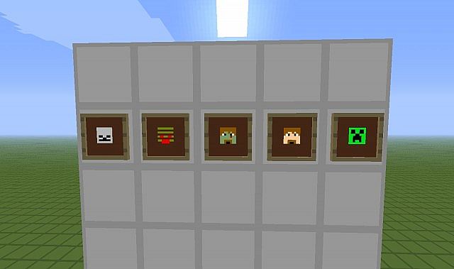 Skulls in item frames