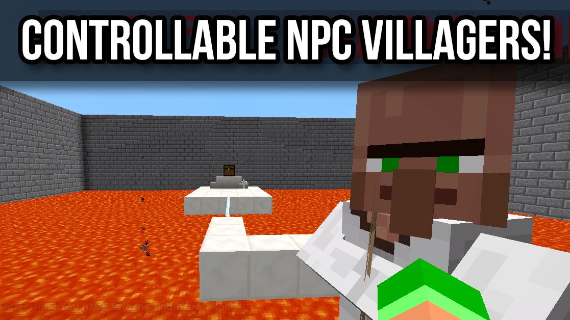 Controllable NPCs! Choose where your villager wanders! [Minecraft 13w16a] Minecraft Project
